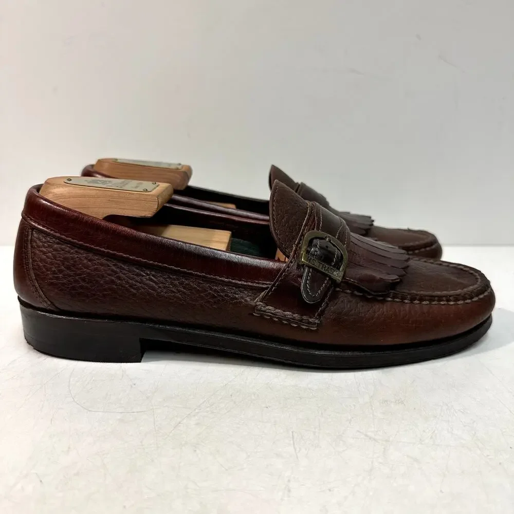NEW HEELS Rancourt & Co. x H. S. Trask Buckle Loafer Brown Made in USA 9 D